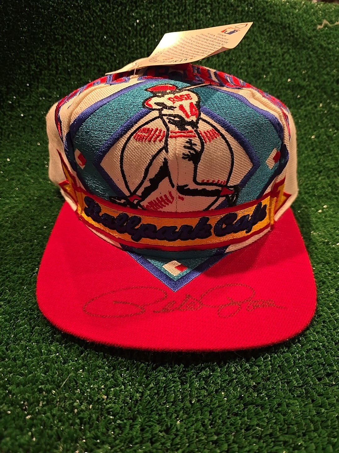 Pete Rose Ballpark Cafe Signed Hat