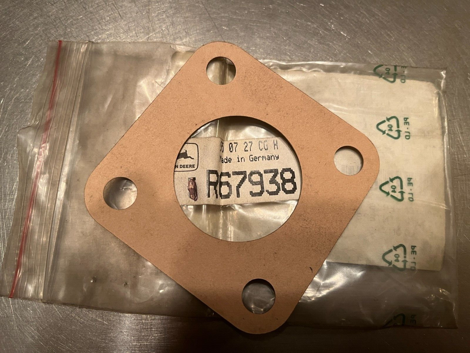 R67938  Genuine OEM  John Deere   SHIM  GASKET