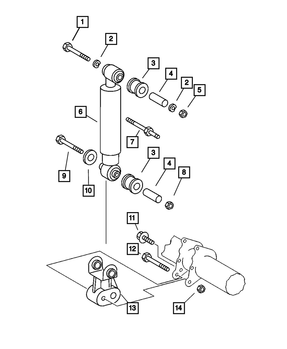 Genuine Mopar Shock Absorber Bushing 5133873AA