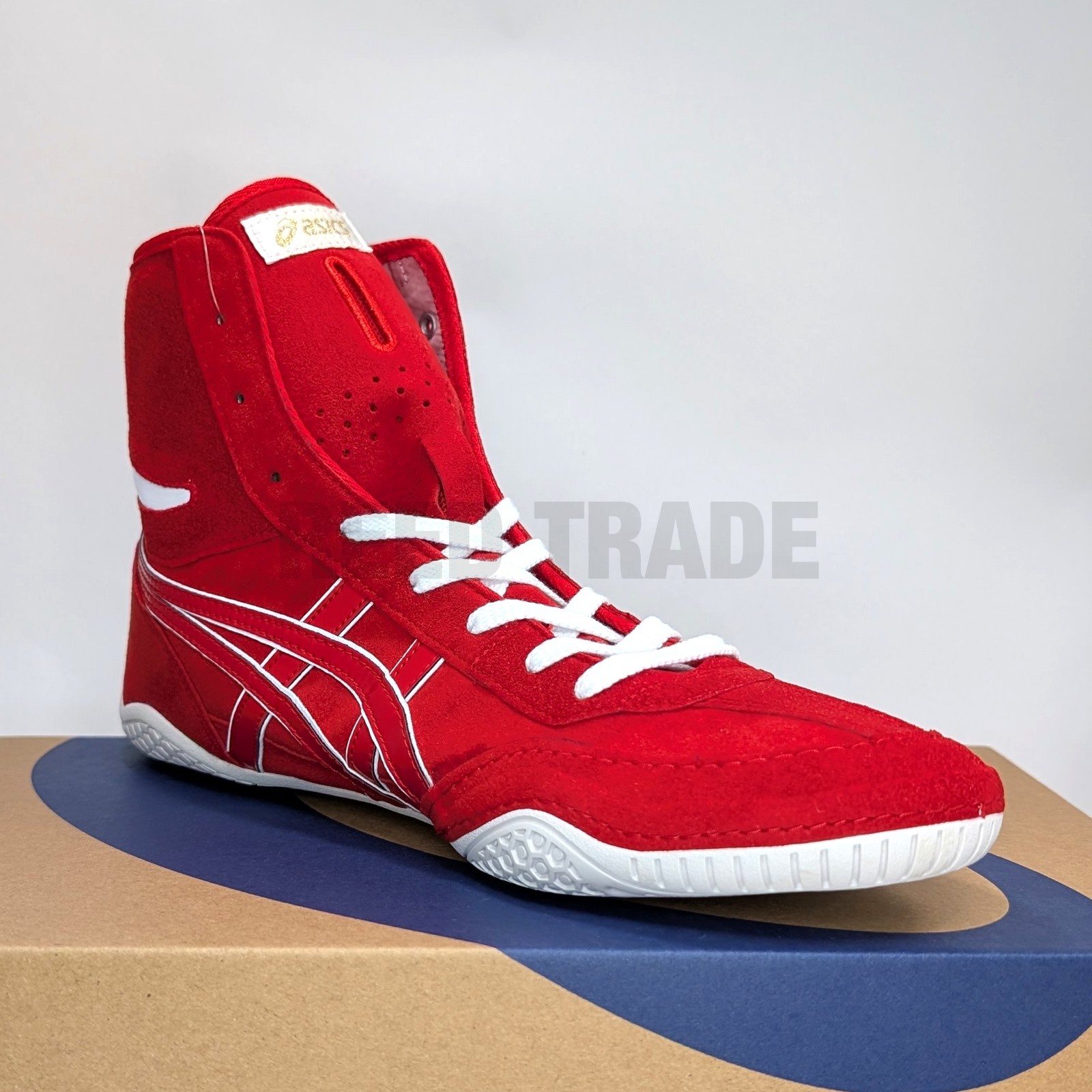 ASICS Wrestling Shoes 1083A001 Red/Red(White) lace:White EX-EO(TWR900 Successor)