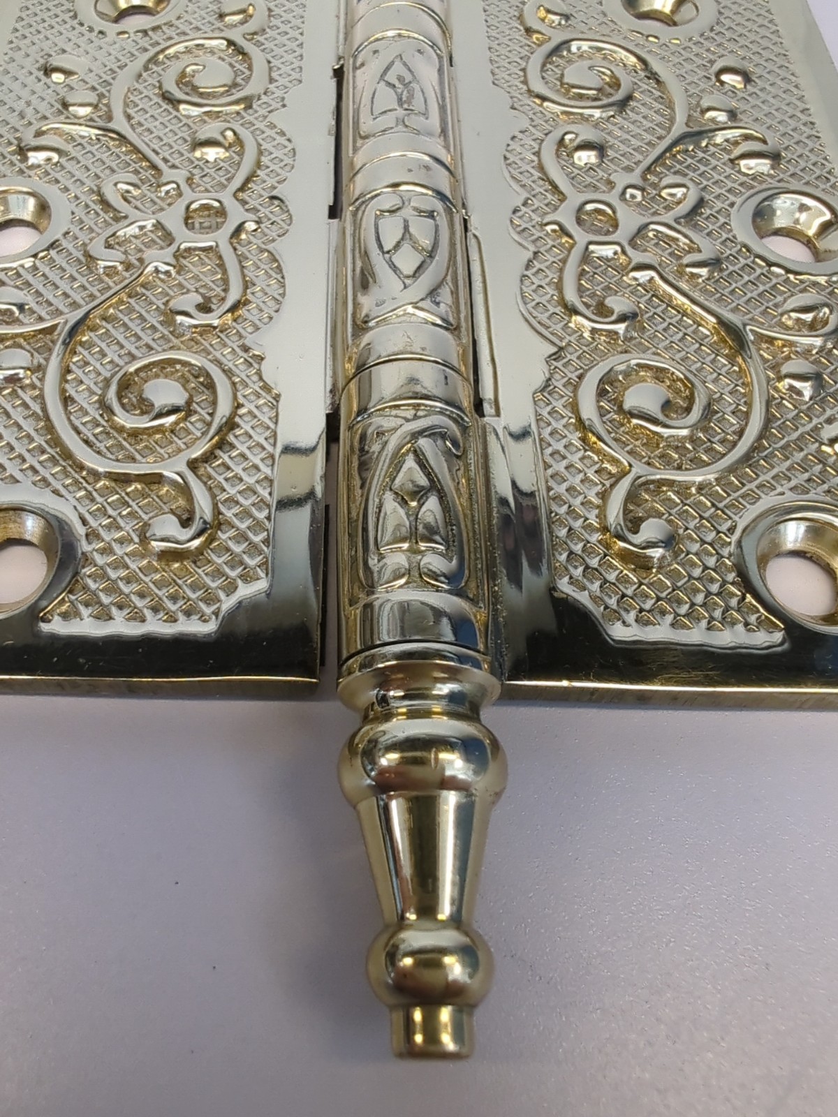 NEW Solid Brass Door Hinges 4 inch *Van Dyke's Restorers Vine Design -Hand Cast
