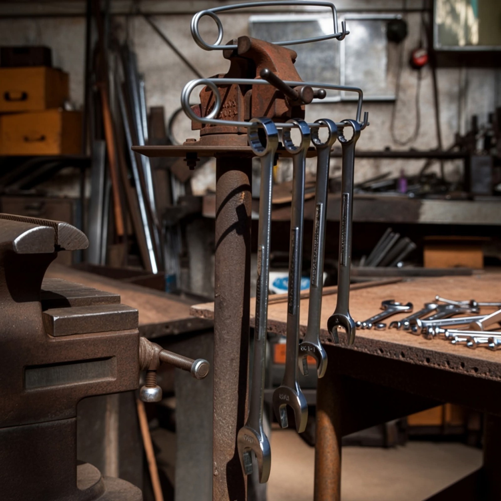 Wrench Holder, Organizer, Tool Organizer, Wrench Tray, Wrenches, Sockets, Wrench