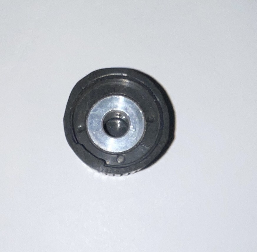 Knob, 1" diameter, 0.25" shaft, set screws