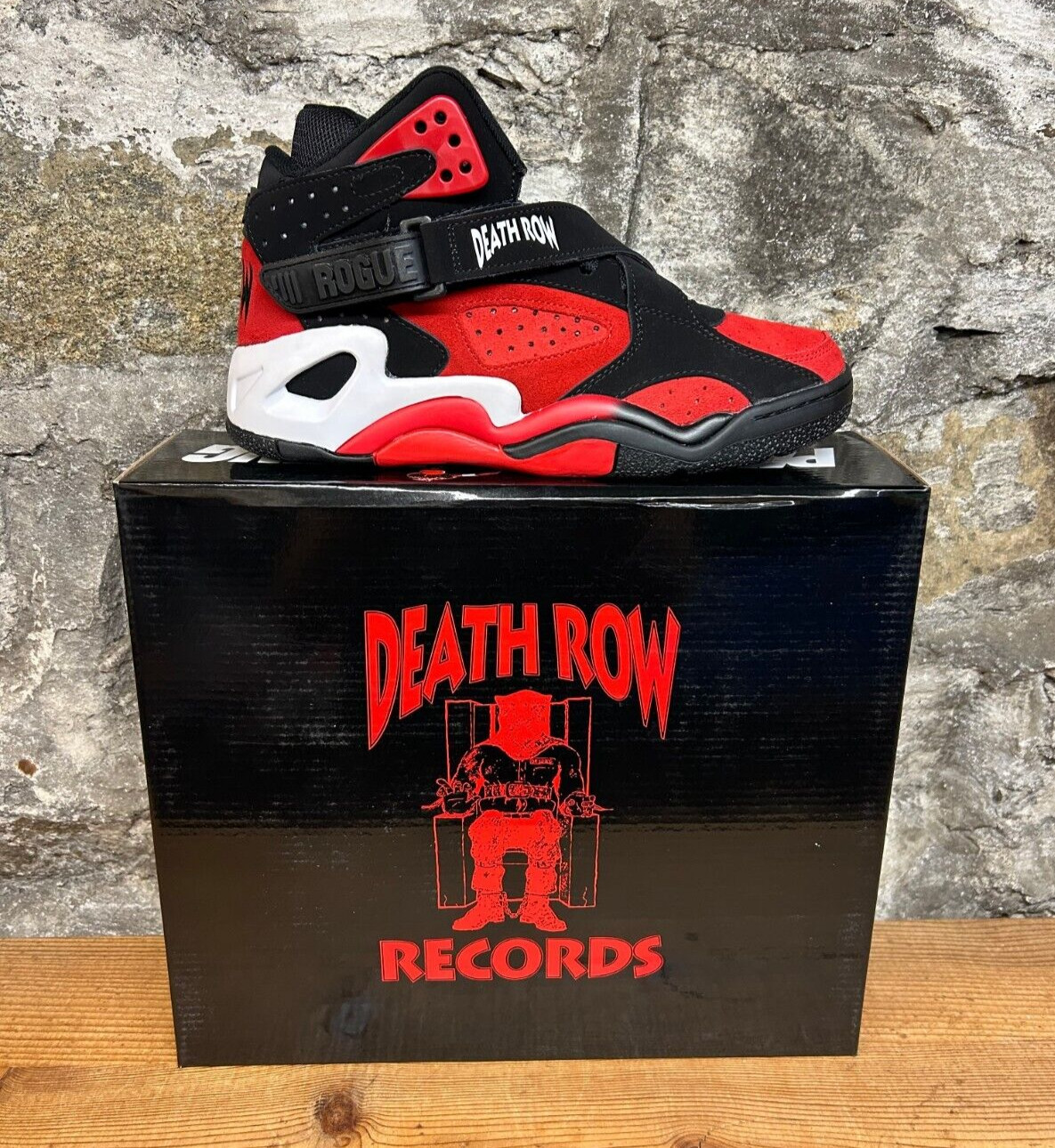 EWING ROGUE x DEATH ROW RECORDS Red/White/Black 1BM01784-602 New In Box