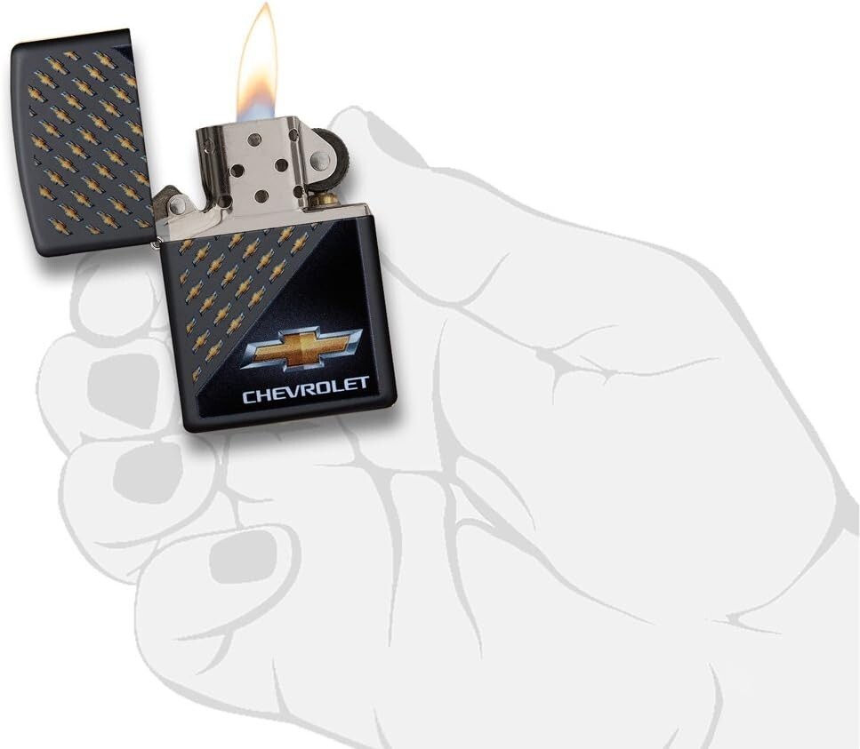 Zippo 29580 chevy Logo black Matte