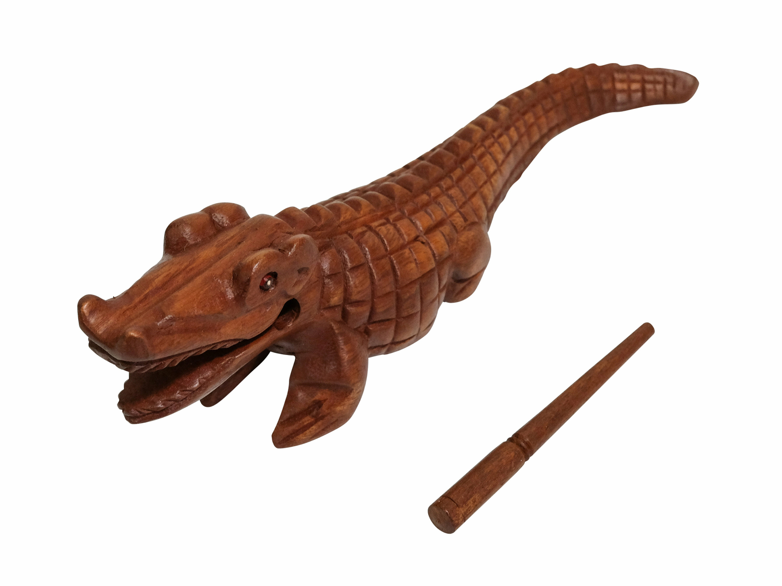 Large Wood "Alligator" Musical Instrument (1079-AL10) A5