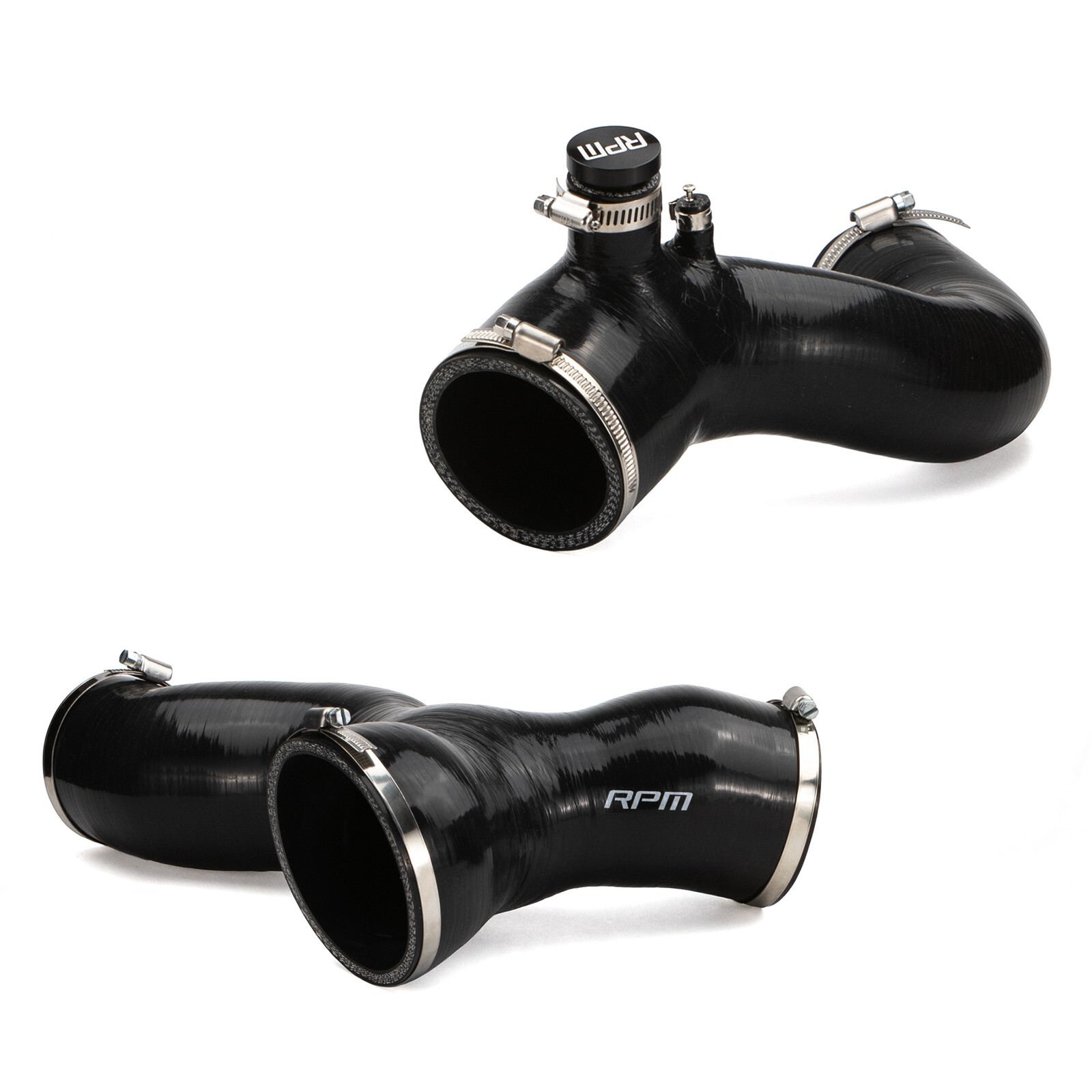 RPM Black Silicone Charge & Intake Tube SkiDoo FREERIDE 165 850 ETEC TURBO 21-22