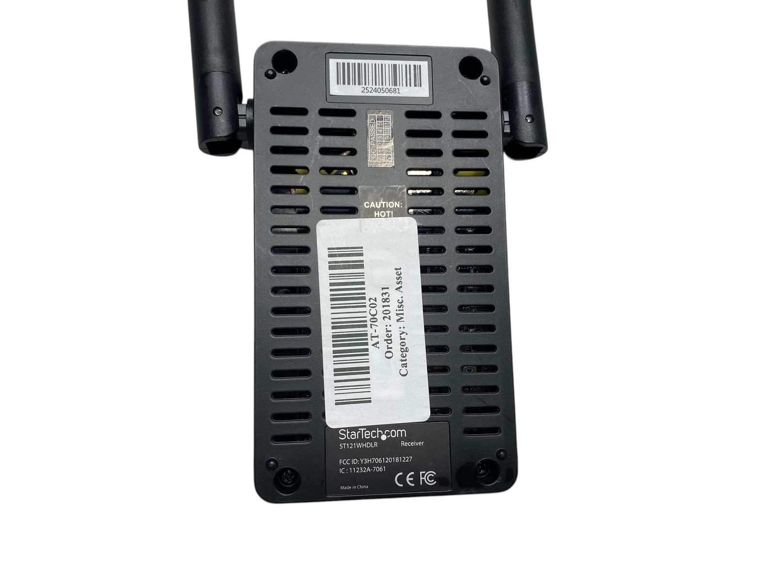 StarTech ST121WHDLR HDMI Wireless Transmitter and Receiver
