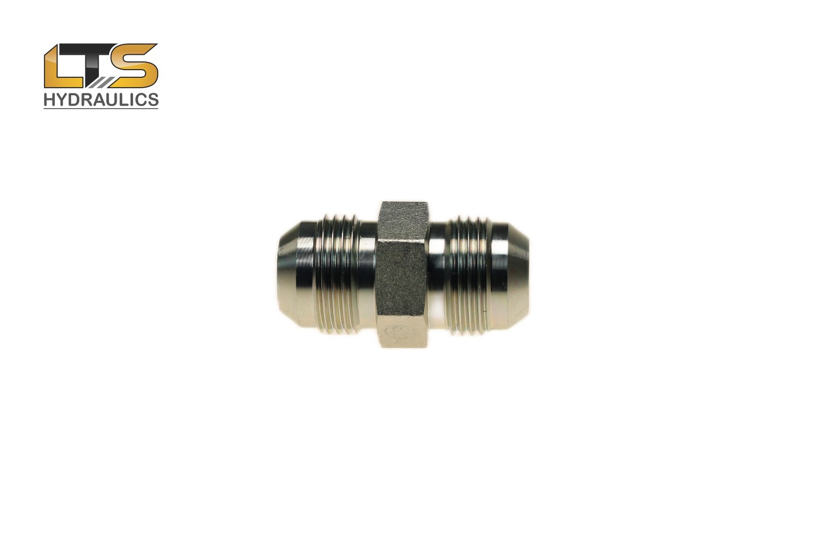 5/8" Male JIC x 5/8" Male JIC Zinc Plated Hydraulic Adapter 2403-10-10