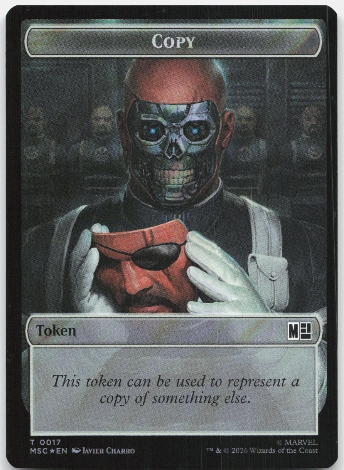 Copy // Ape Villain Double-Sided Token (Surge Foil) 17 // 26 NM Commander Marvel