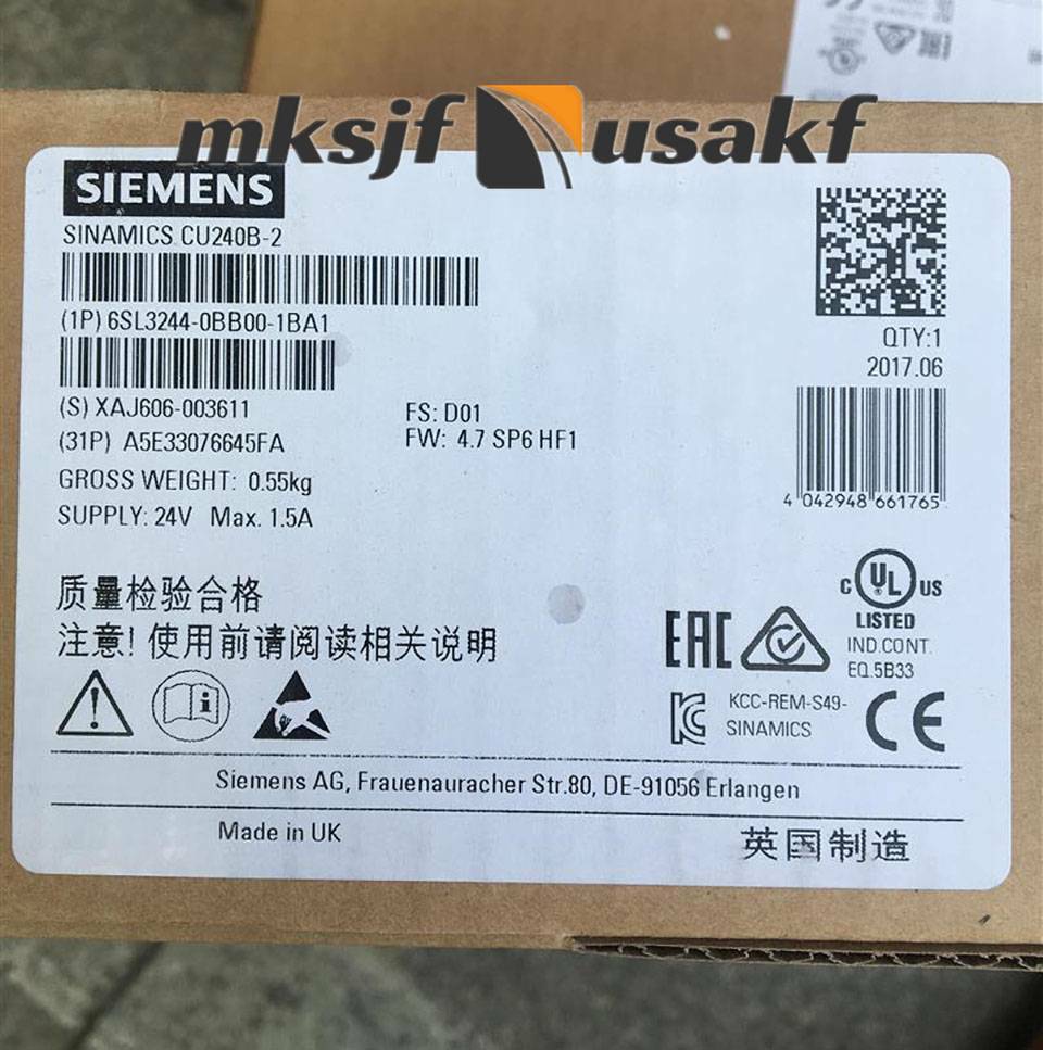 1PC Siemens 6SL3 244-0BB00-1BA1 6SL3244-0BB00-1BA1 New In Box  US Free tax