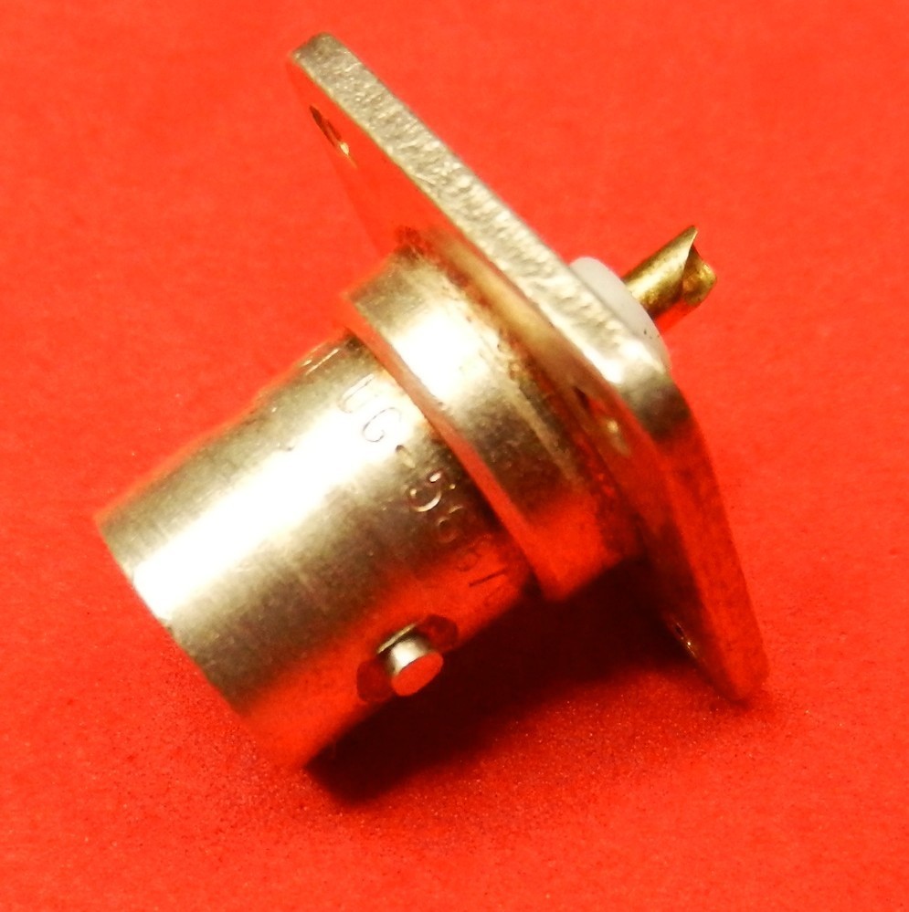 UG-568/U  Type C Bulkhead / Panel Mount Adapter Silver Plated NOS