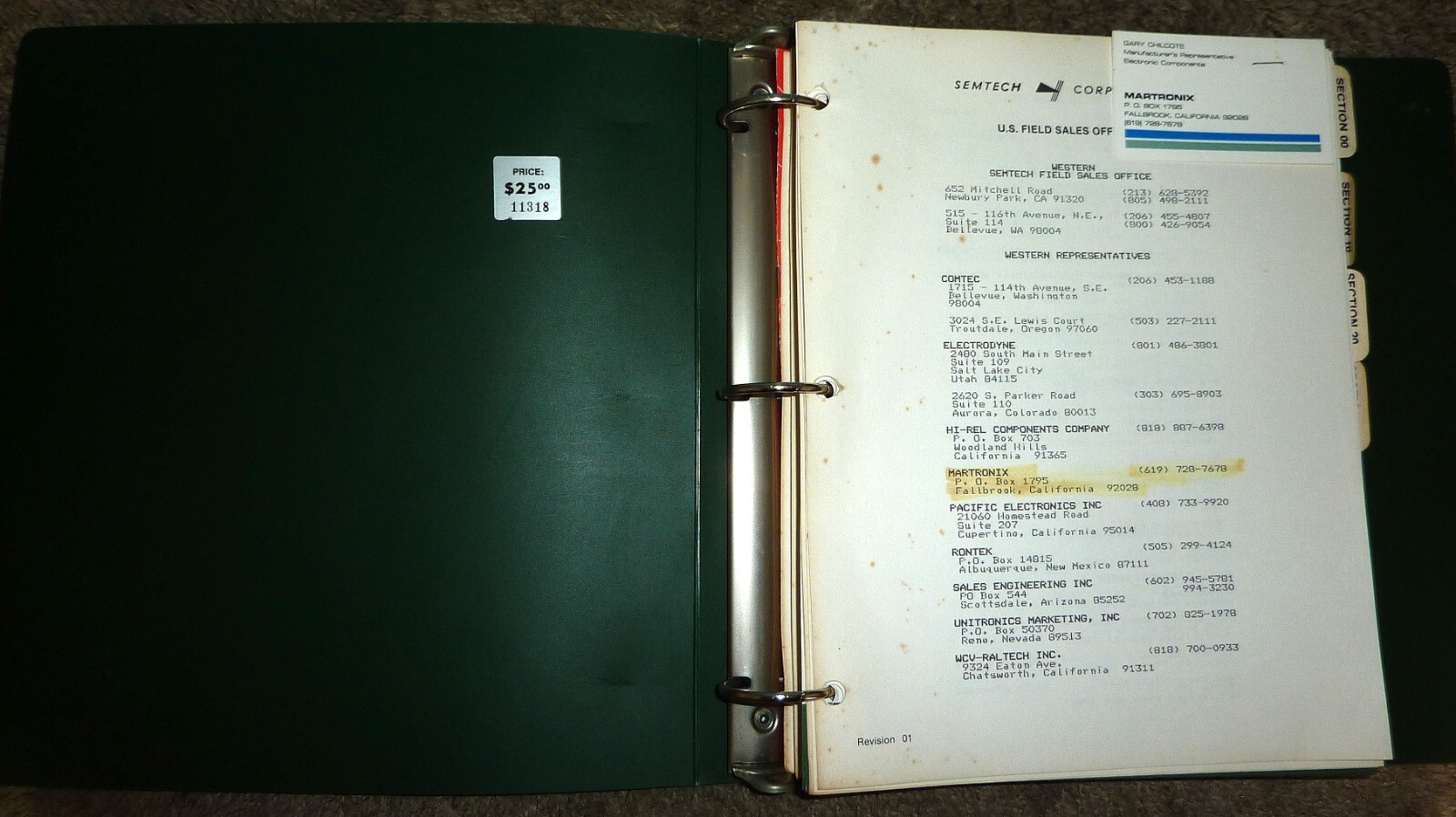 Semtech Corporation Catalogs & Data Sheets In Binder