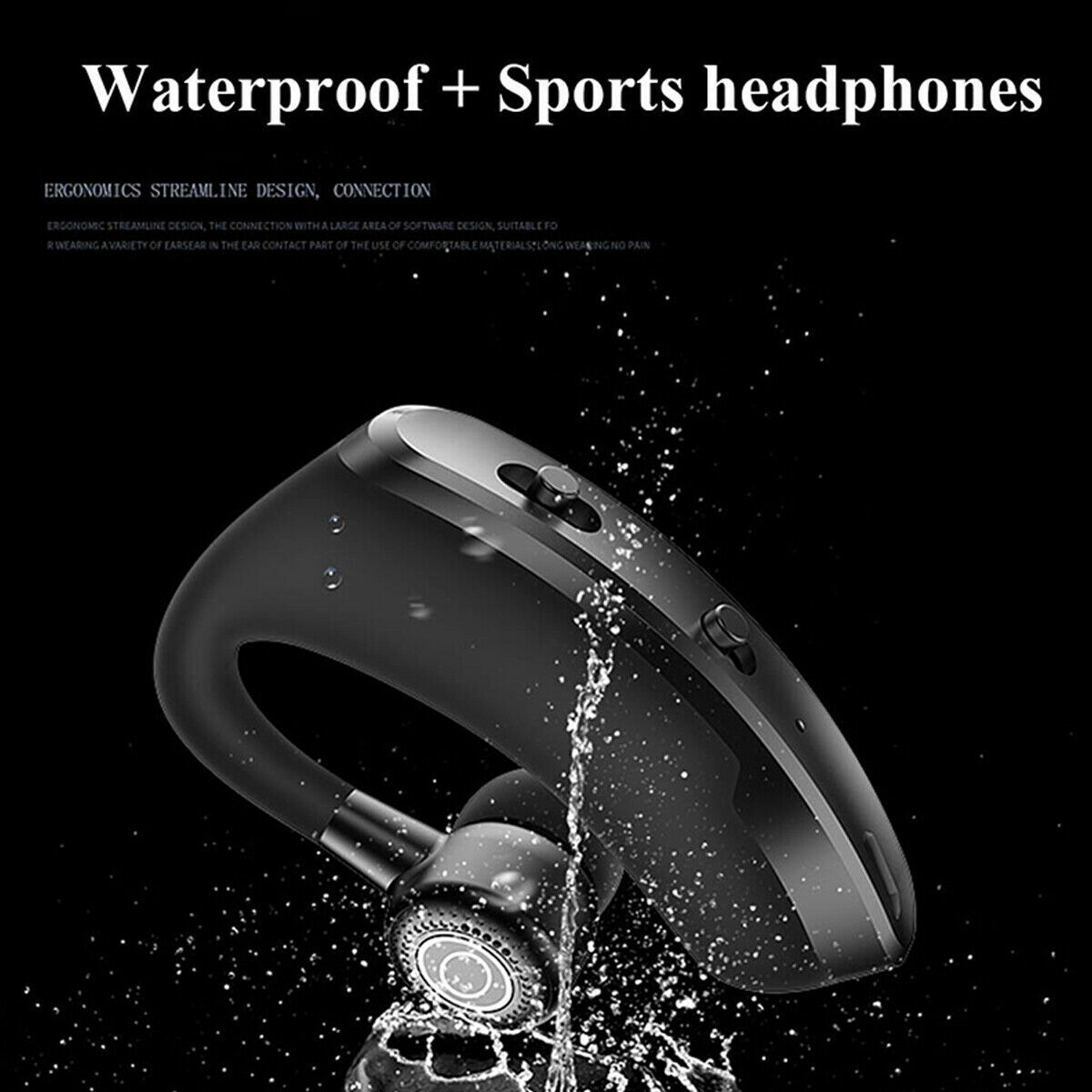 Wireless Headphones In-Ear Headset Wireless Charging Case
