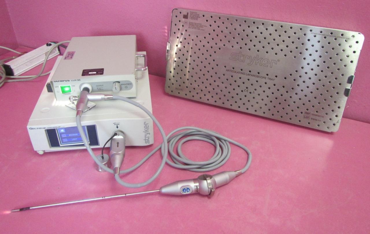 Stryker Ideal Eyes Camera Processor w/ Video Articulating Laparoscope System
