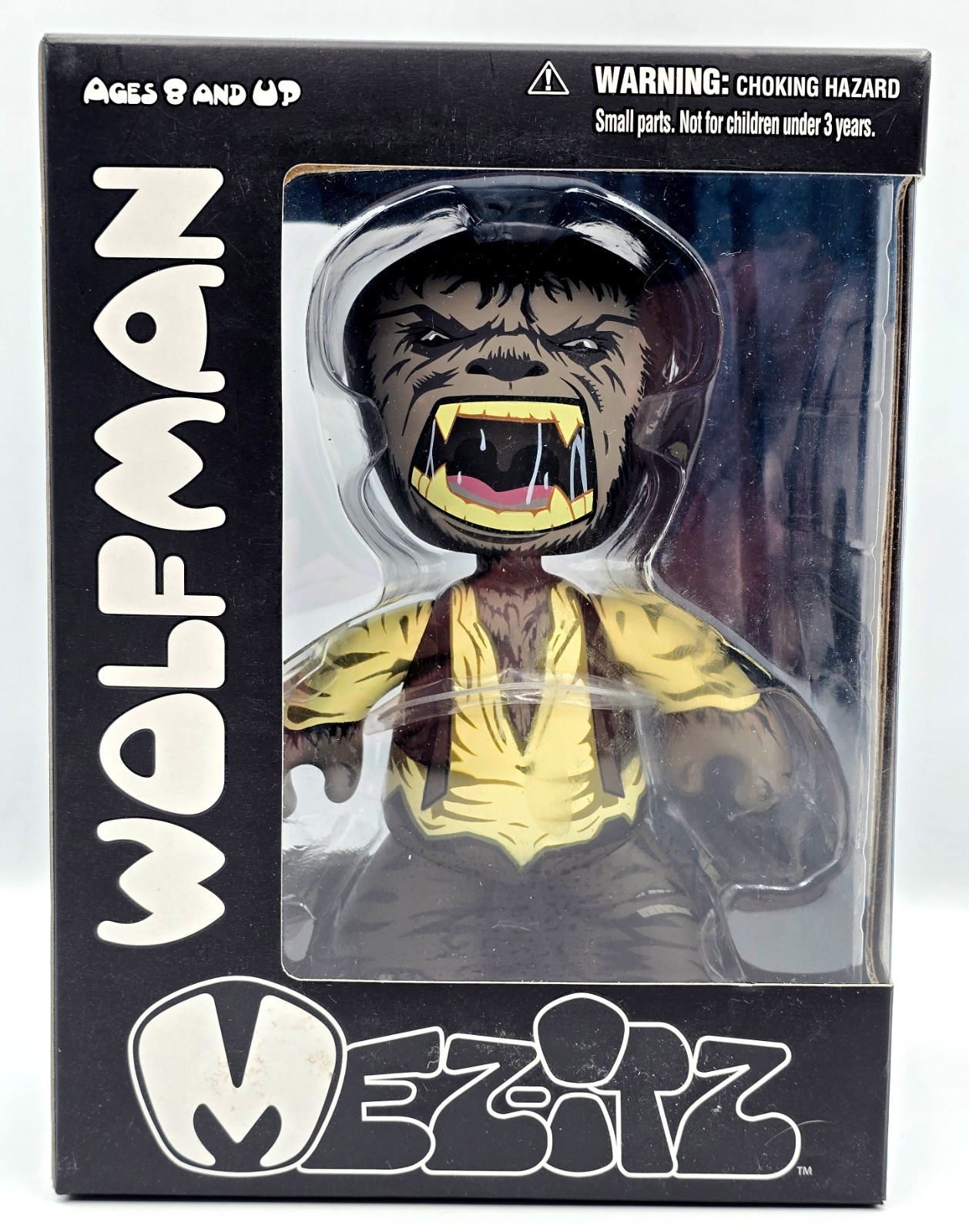 Mezco Mez-its The Wolfman Designer Vinyl Figure 2009 NIB