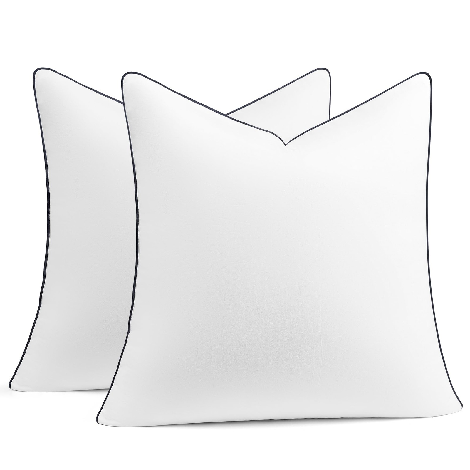 ® 26x26 Pillow Inserts Set of 2, Full Fluffy Down Alternative Euro Pillow Ins...