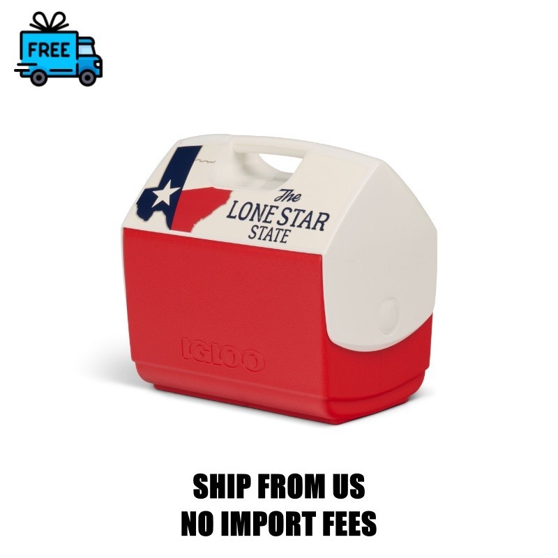 Igloo 16 QT Texas Edition Playmate Elite Ice Chest Cooler, 30 Can Capacity, Red