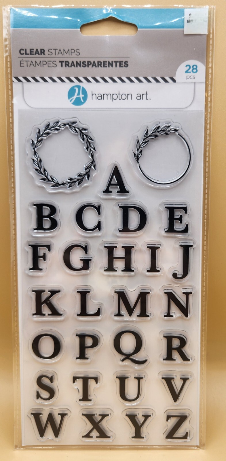 Hampton Art Clear Stamps LETTERS, SC1035, BRAND NEW