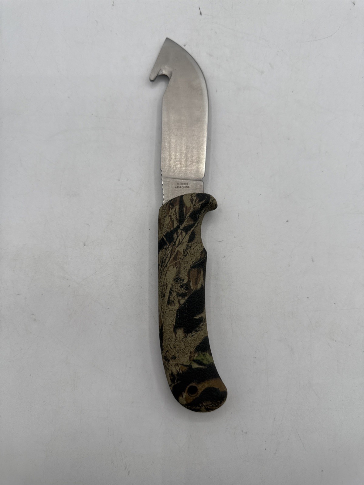 RUKO fixed blade Camo Hunting Knife