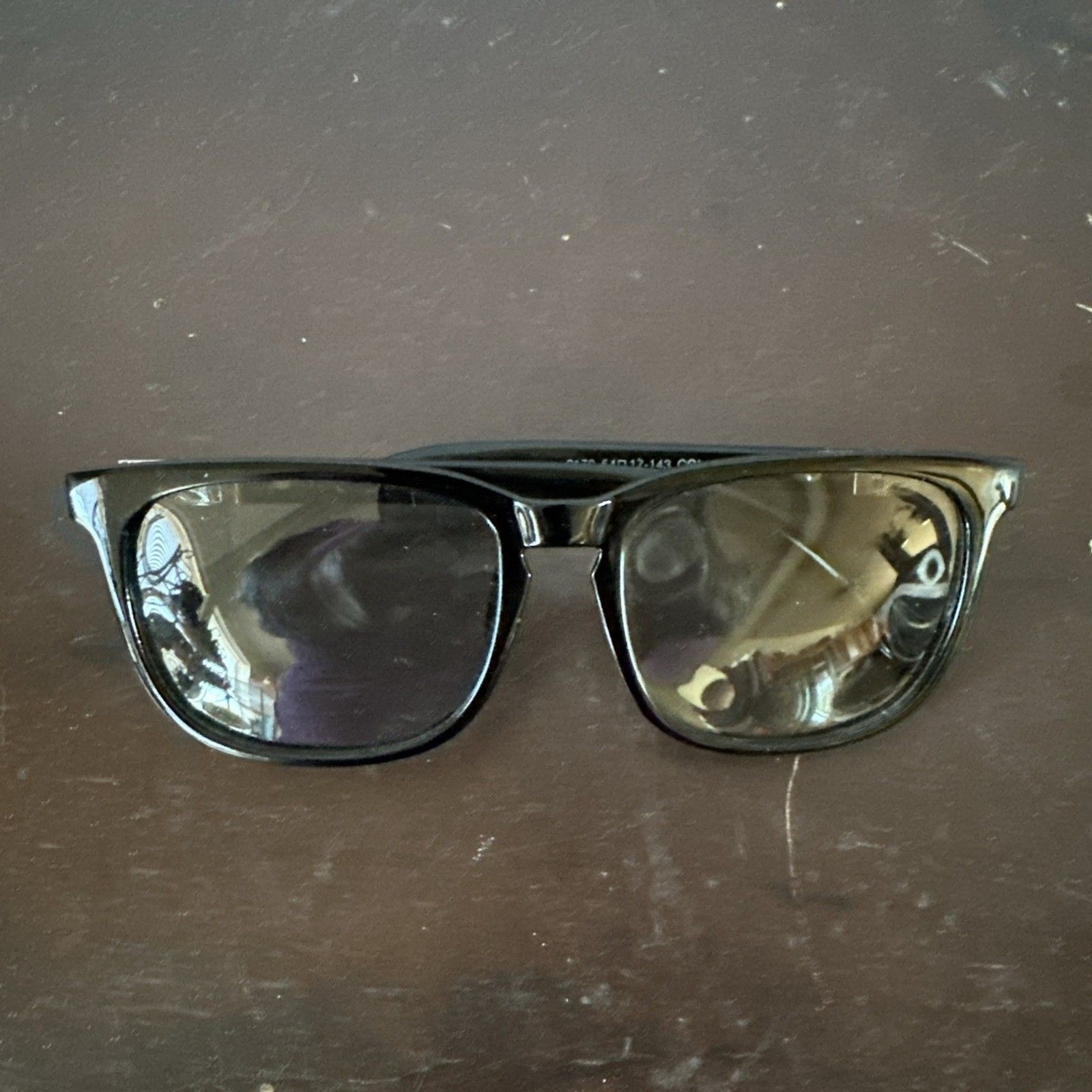 Le-Vision Women’s Fancy 3D Glasses – Black Frames w/ Silver Accents