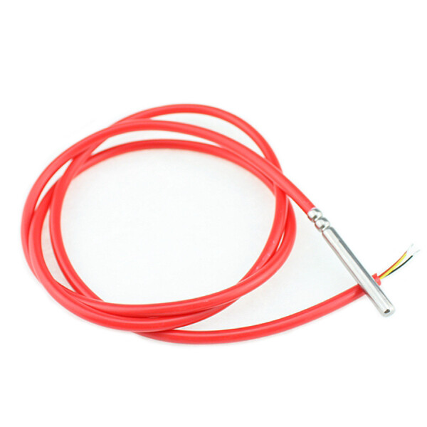 DS18B20 Waterproof Digital Probe Temperature Sensor Silicone Cable Thermometer