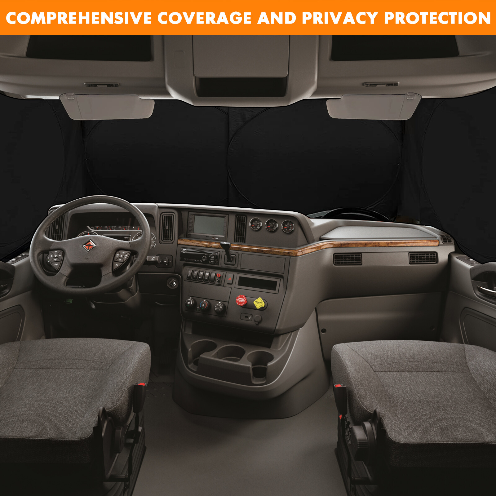 For Ford Econoline E150 E250 Windshield & Side Window Sun Shade UV Block Cover