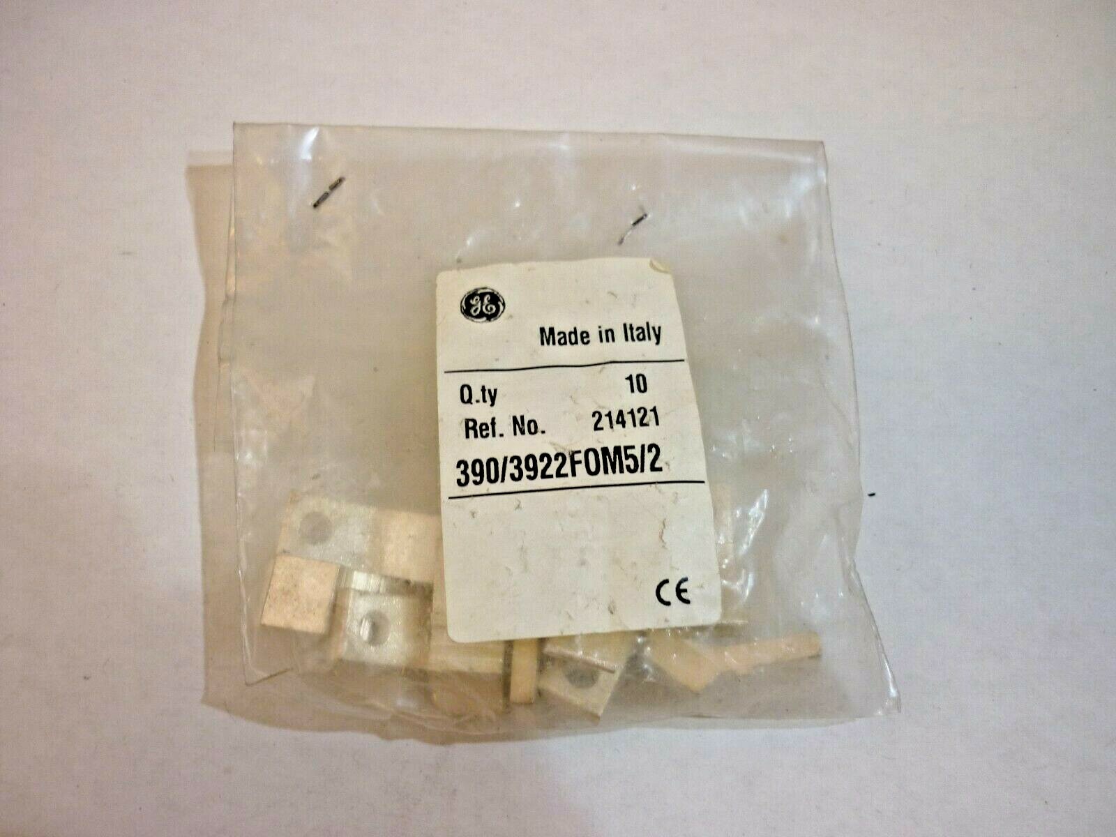 (10 per lot) GE Stationary and Main Moving Contact, type 5/2, pn 390/3922F0M5/2