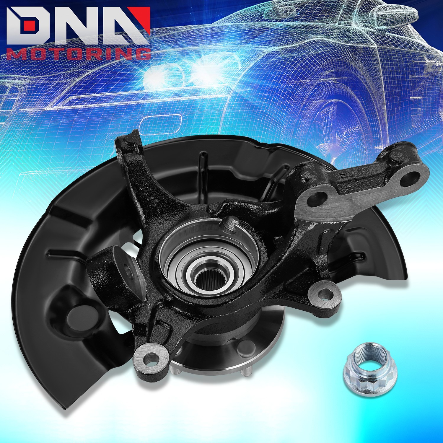 For 2012-2017 Toyota Camry 2.5 L/LE/XLE Model Front Left Loaded Knuckle Assembly