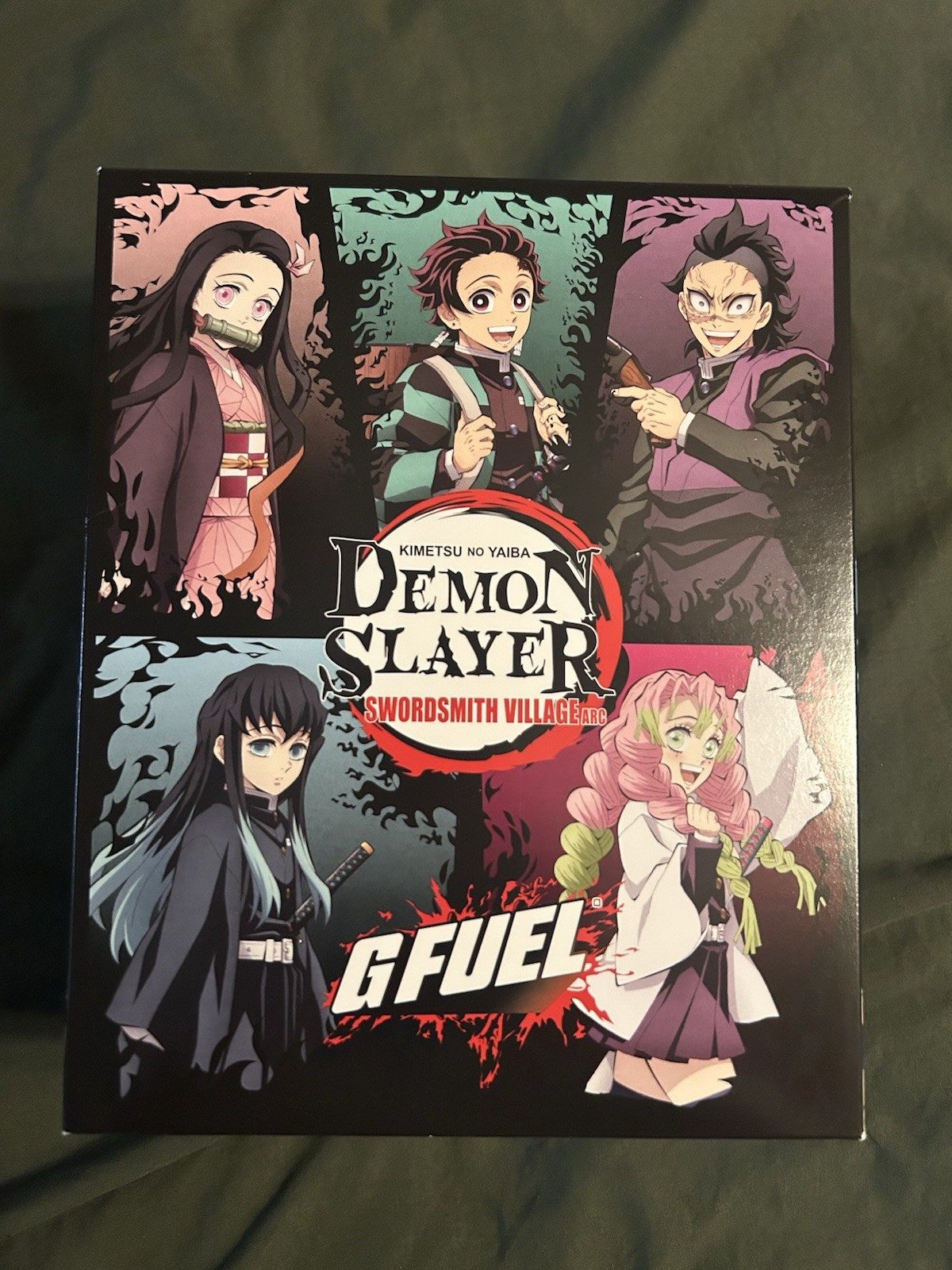 Gfuel Demon Slayer Collector's Box Shaker + Tub G FUEL