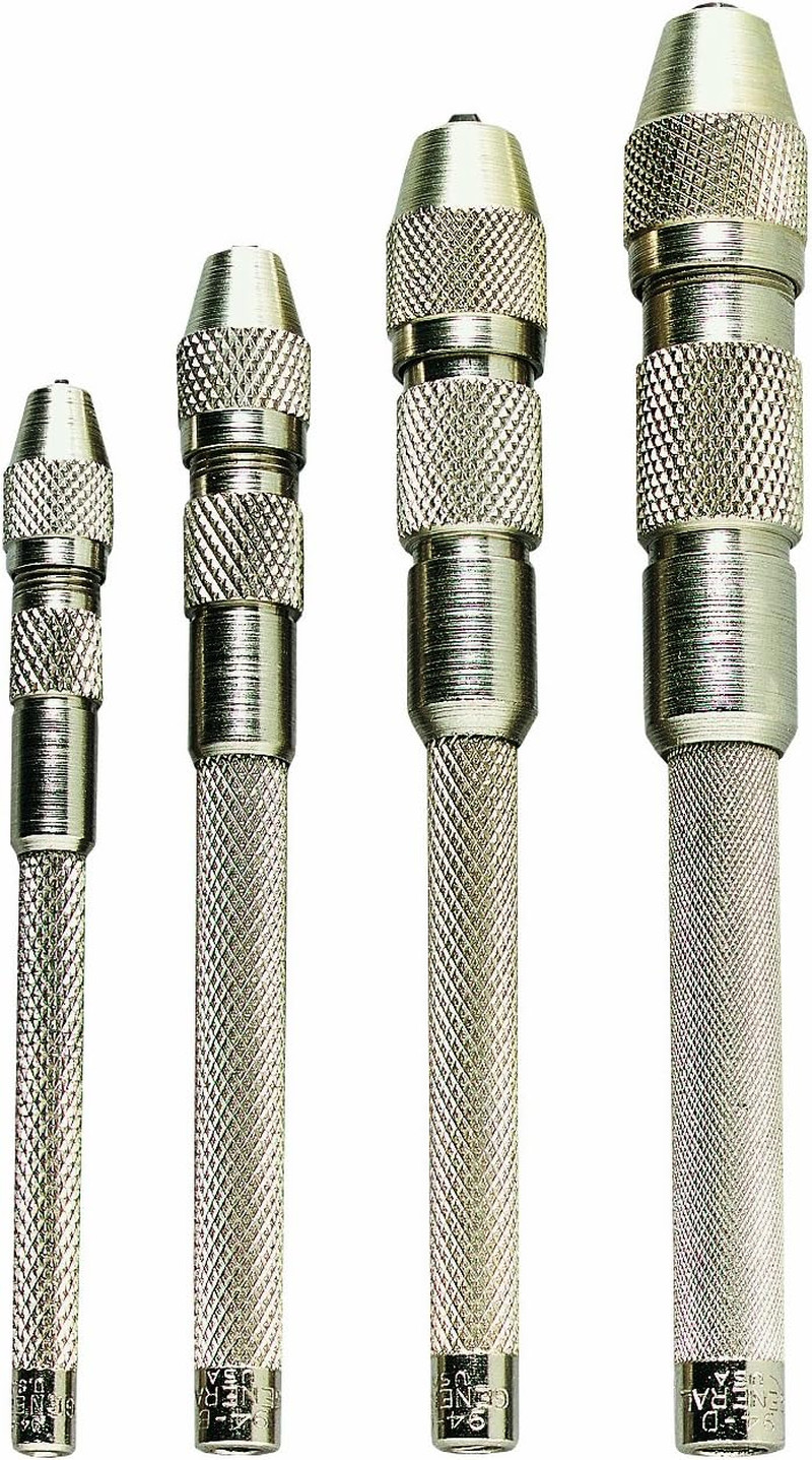 S94 Single End Pin Vise Set,Silver