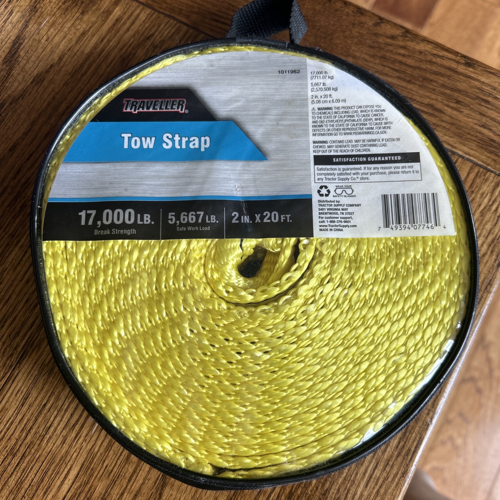 Traveller Tow Strap - 2” X 20 Feet w/ Loop Ends