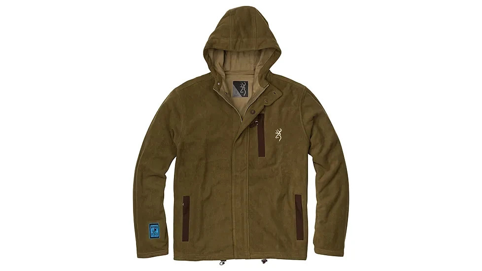 Browning Hydro-Fleece Jacket - Mens, Dark Olive, Large ~Free Shipping~