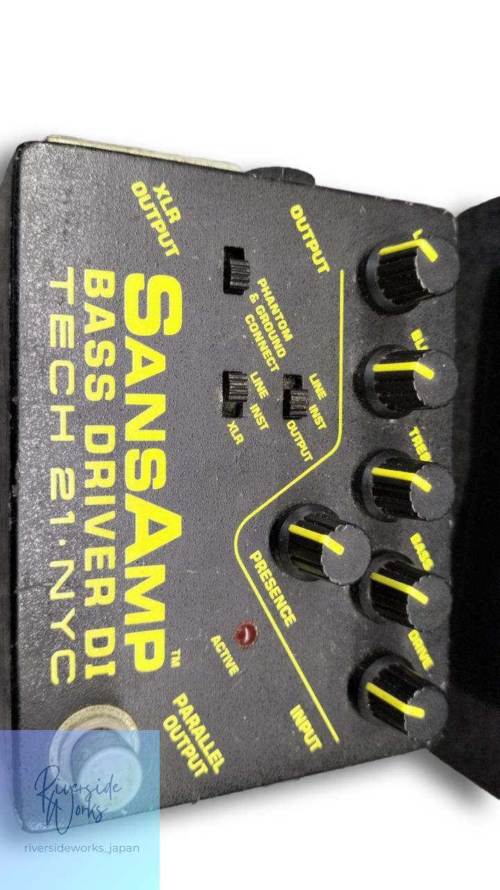TECH21 SANSAMP BASS DRIVER DI Effect Pedal JP