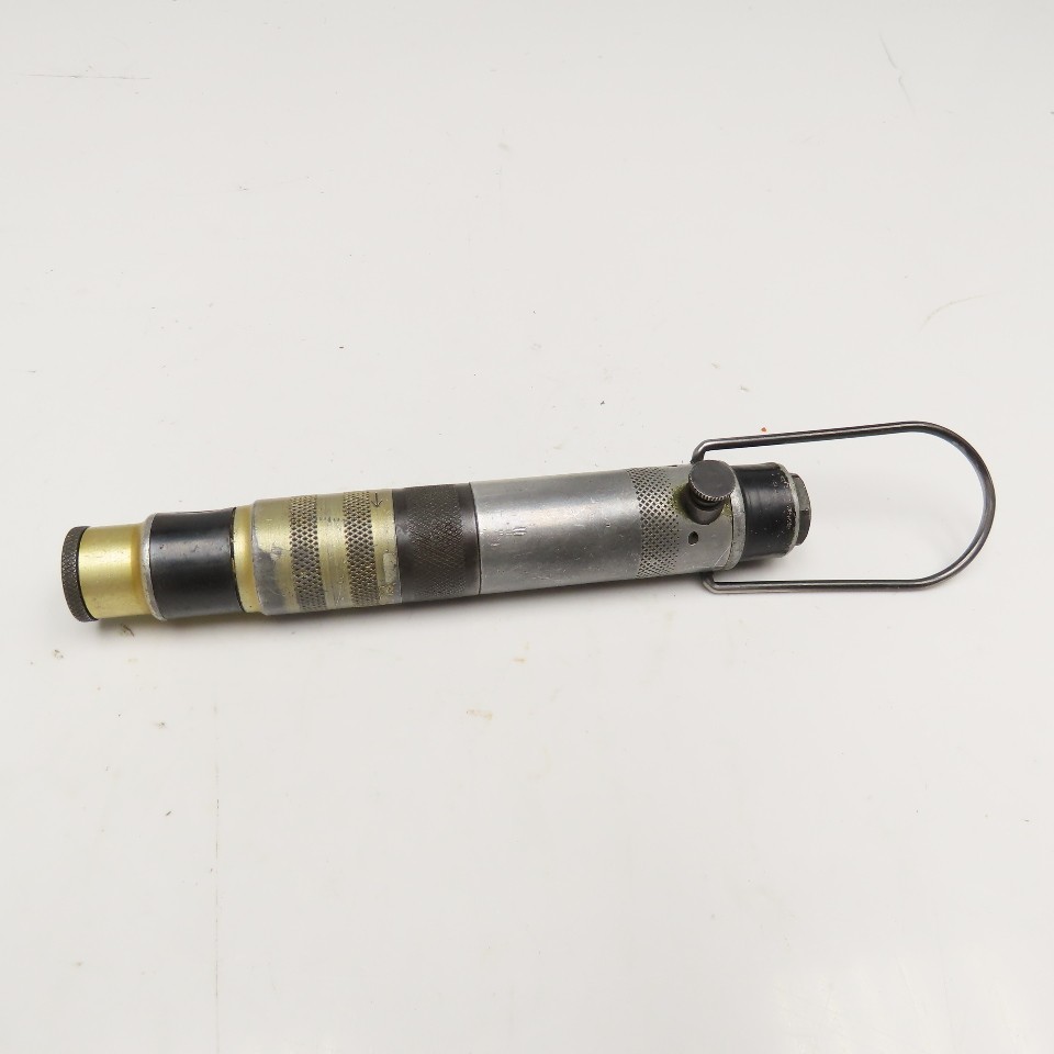 Cleco 4RSA10 Inline Pneumatic Adjustable Torque Nutrunner Screwdriver 1/4" Drive