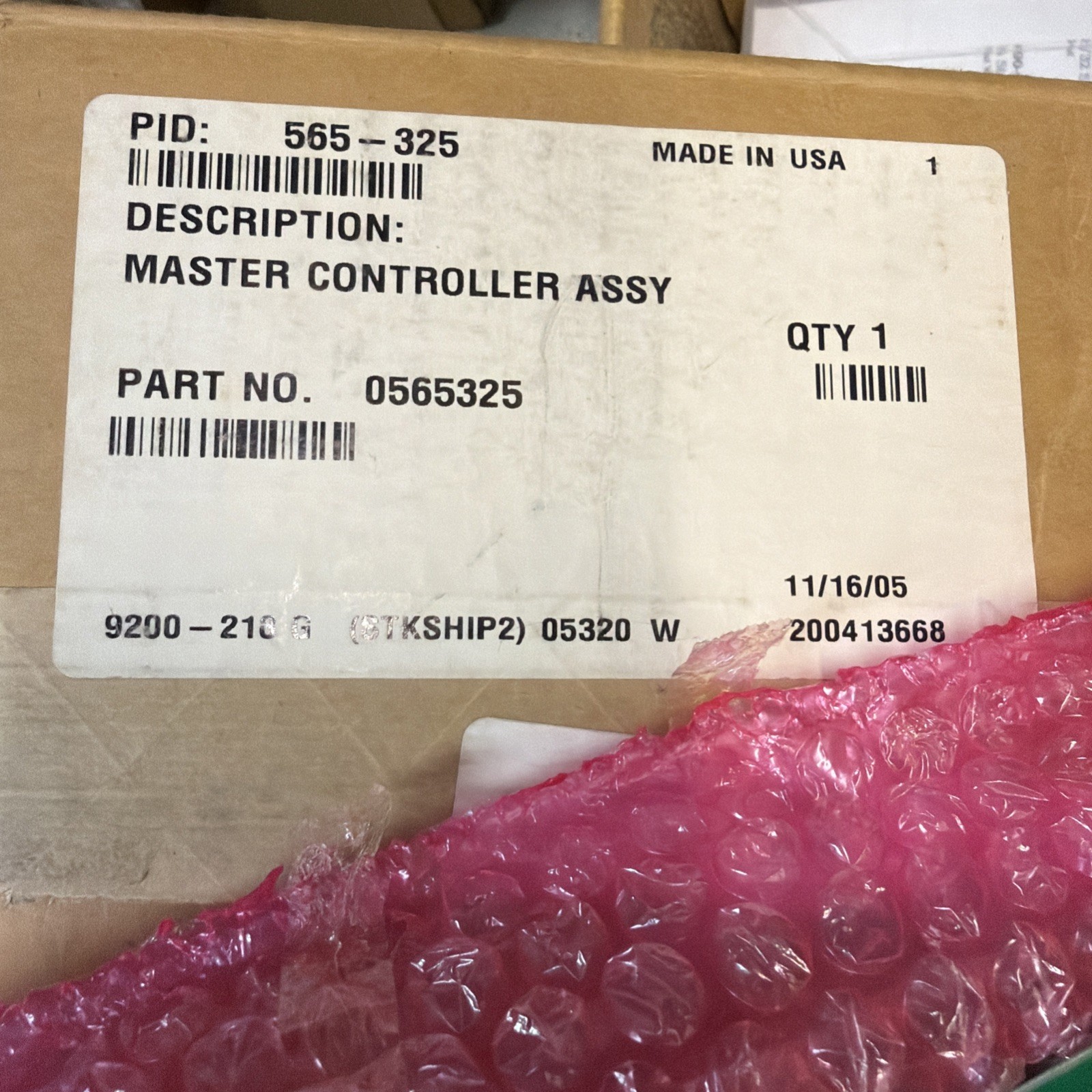 Simplex 565-325 Master Controller CPU for 4020 Control Panel NEW