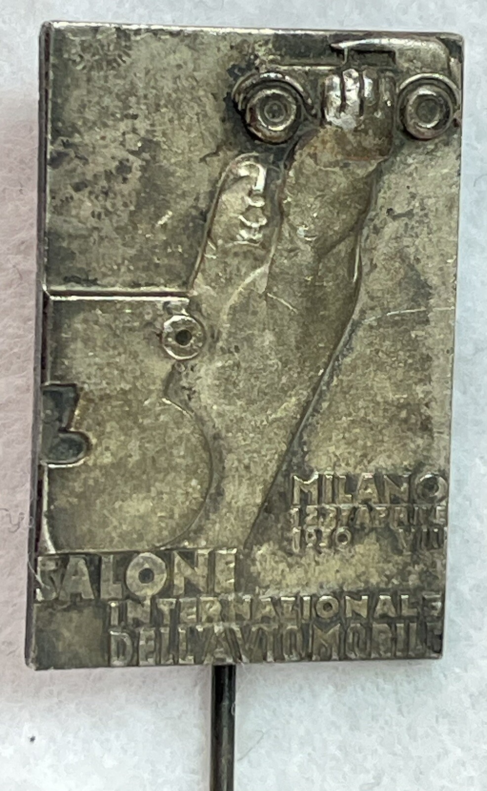 Third Salone Internazionale Automobile Auto Milano 1930 Badge