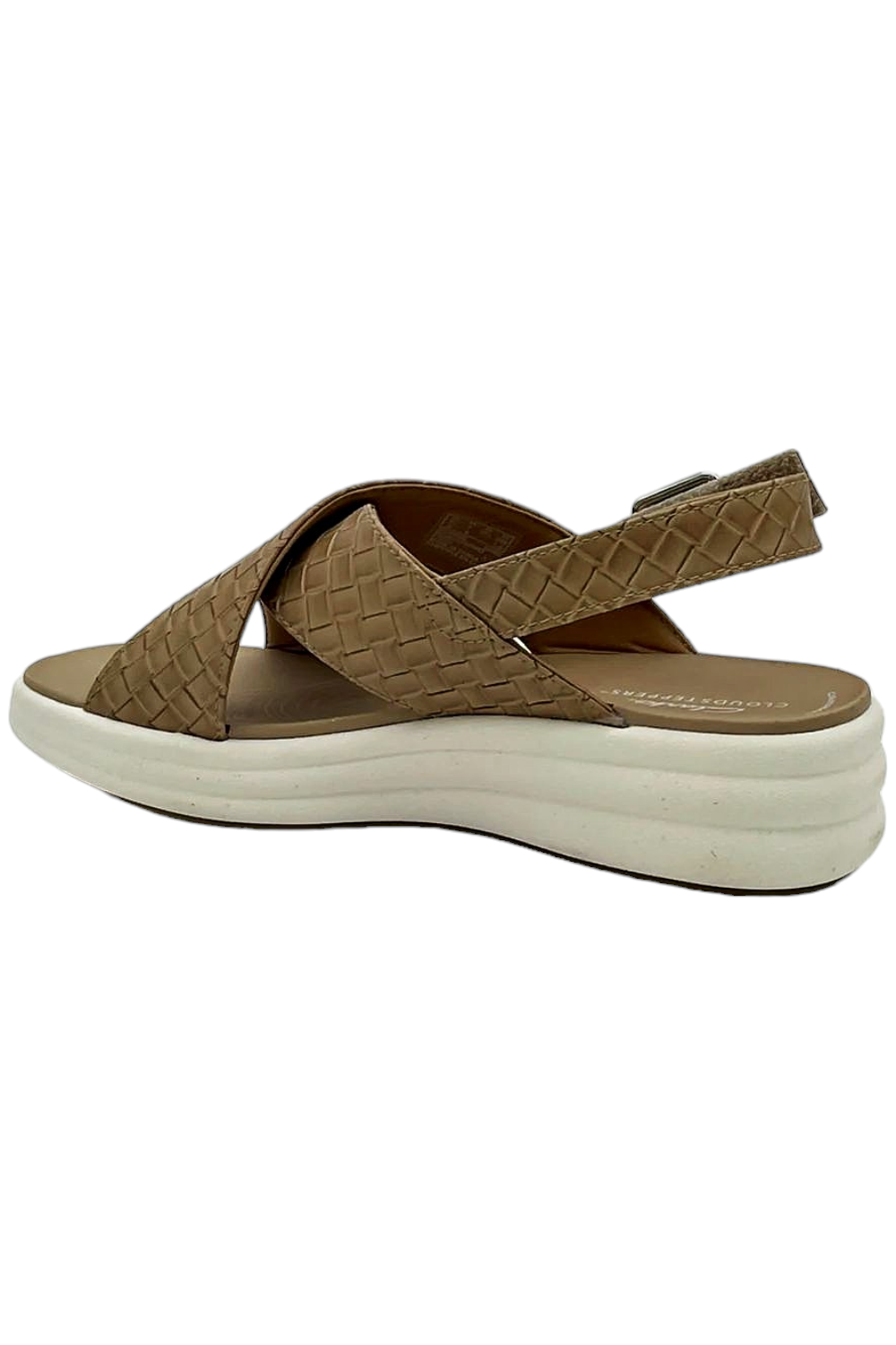 Clarks Cloudsteppers Backstrap Sandals Beige