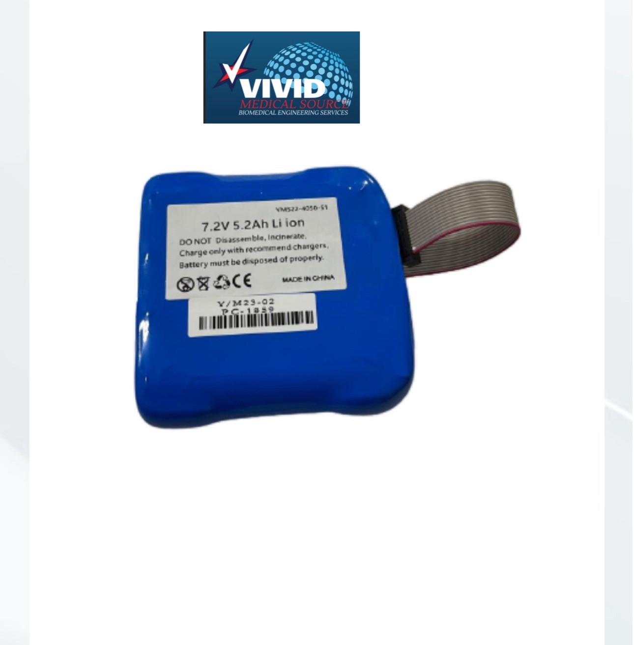 Medfusion 4000 Pump Rechargeable Lithium-Ion Battery 7.26V 5.2A  1 Yr Warranty
