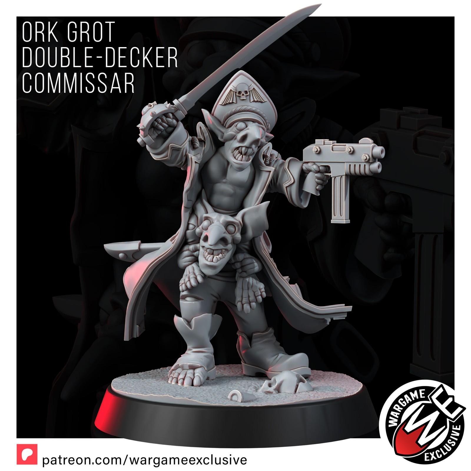 ORK GROT DOUBLE-DECKER COMMISSAR