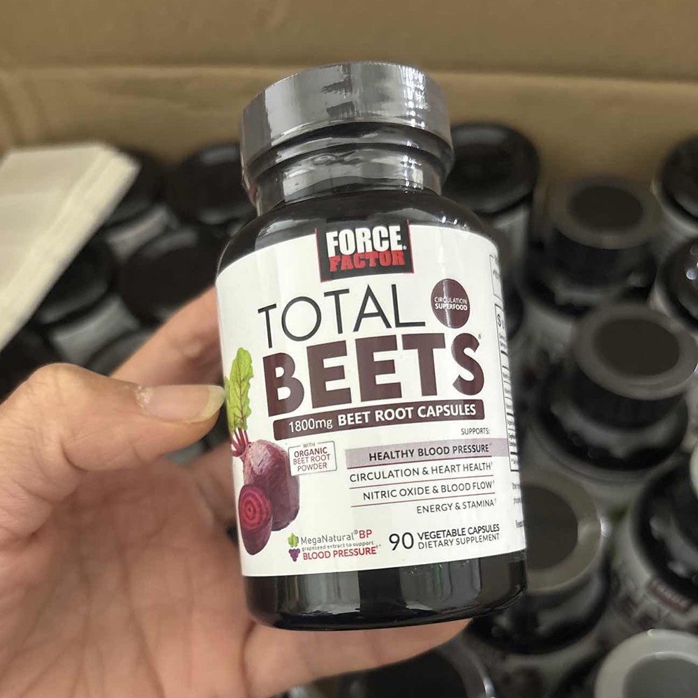 1-3X Total Beets Blood Pressure Support Beet Root Capsules, Circulation Support
