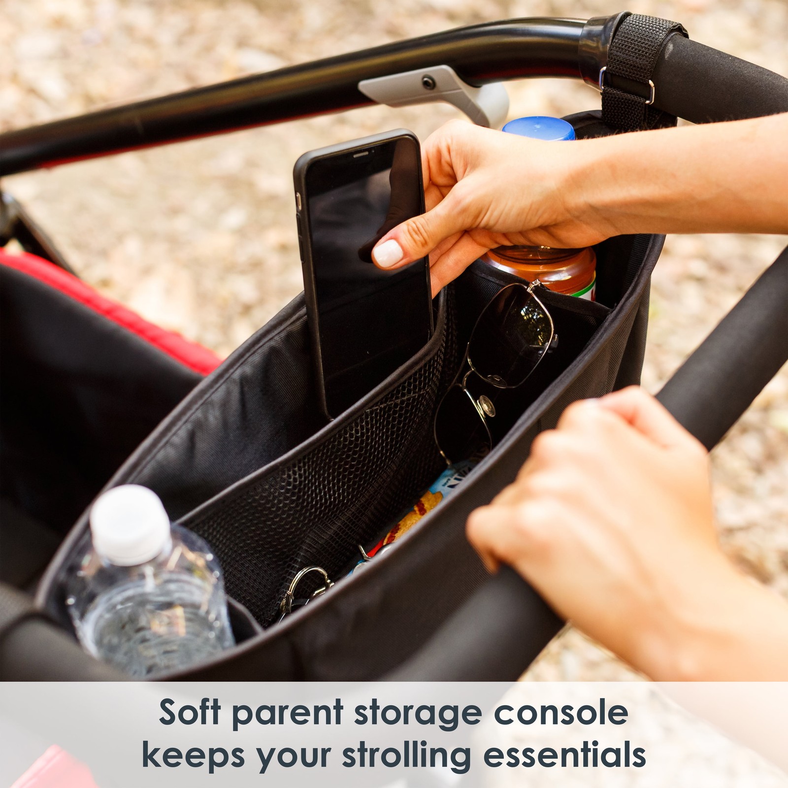 Tour 2-In-1 Stroller Wagon - Mars Red - Red