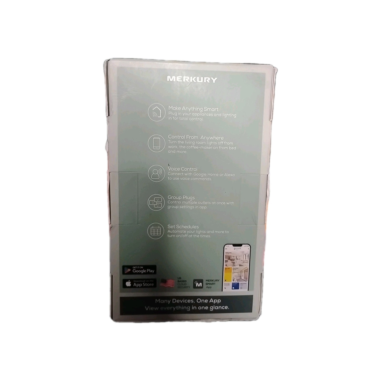SMART HOME.. WIFI PLUG -[MERKURY]- 3 OUTLETS