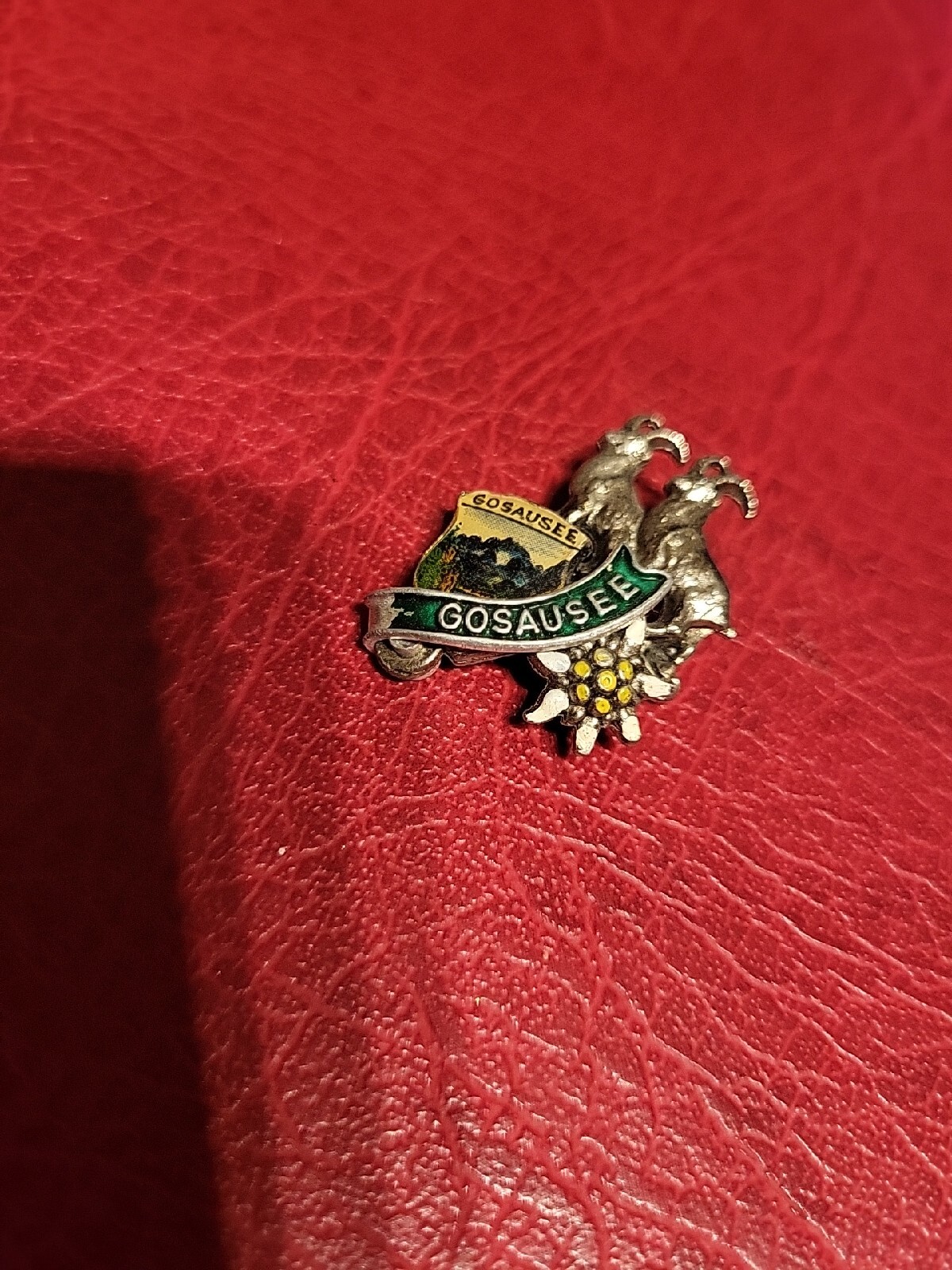 Pin hatpin hiking pin brooch Gosausee