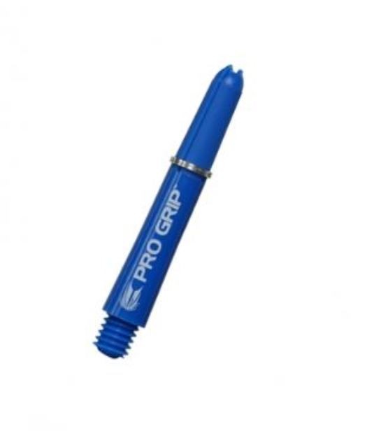 Target Pro Grip Dart Shafts Blue Short 34mm 3er Set