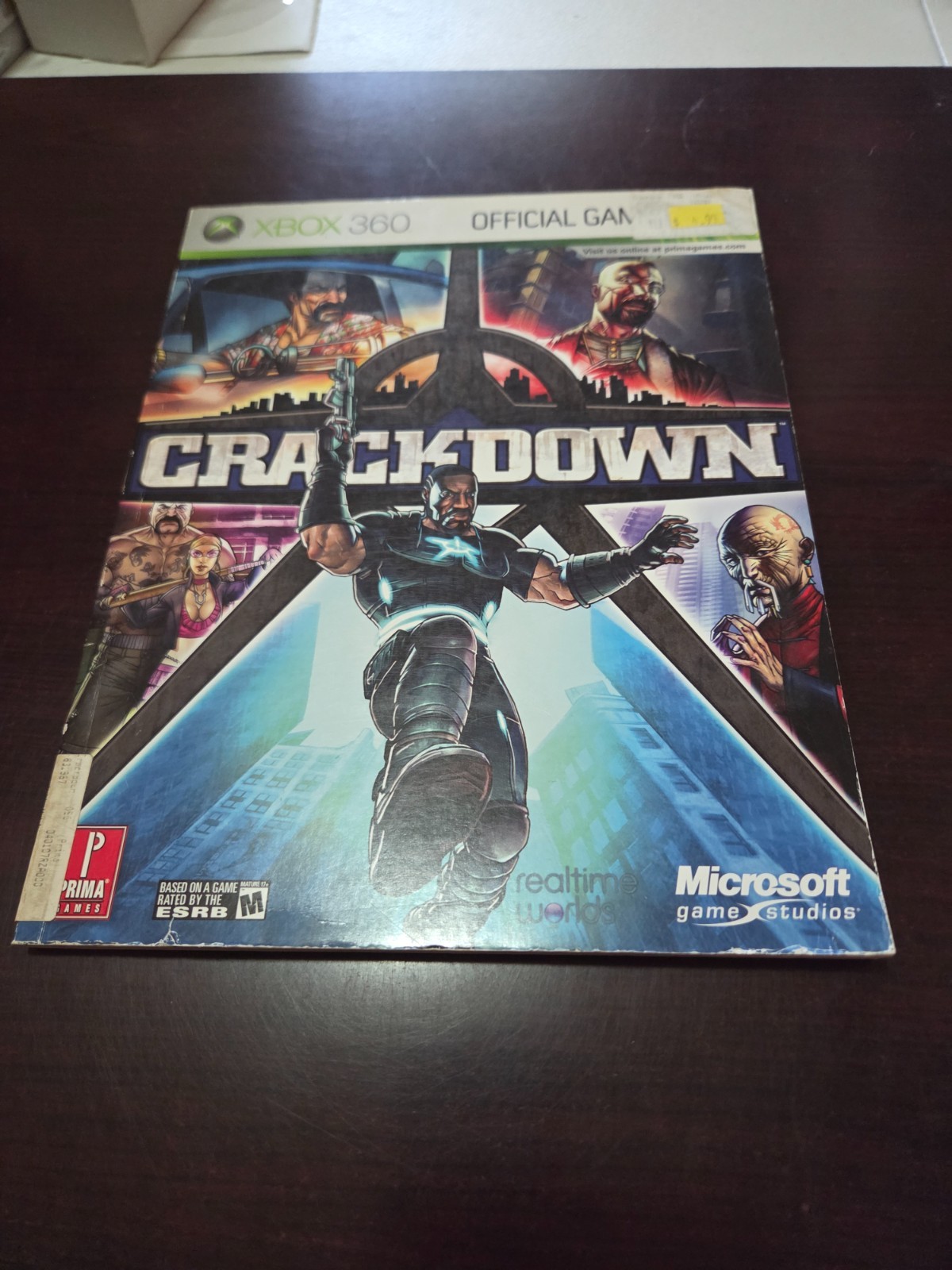 Prima Official Strategy Guide for Crackdown, Xbox 360, Great Shape!