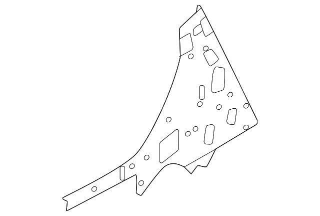 Genuine Nissan Quarter Panel 766B1-7JA0A