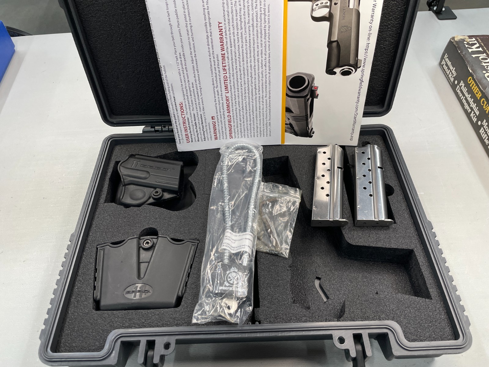 Factory Springfield Armory 1911 RO 9mm case magazines holster full size 300376