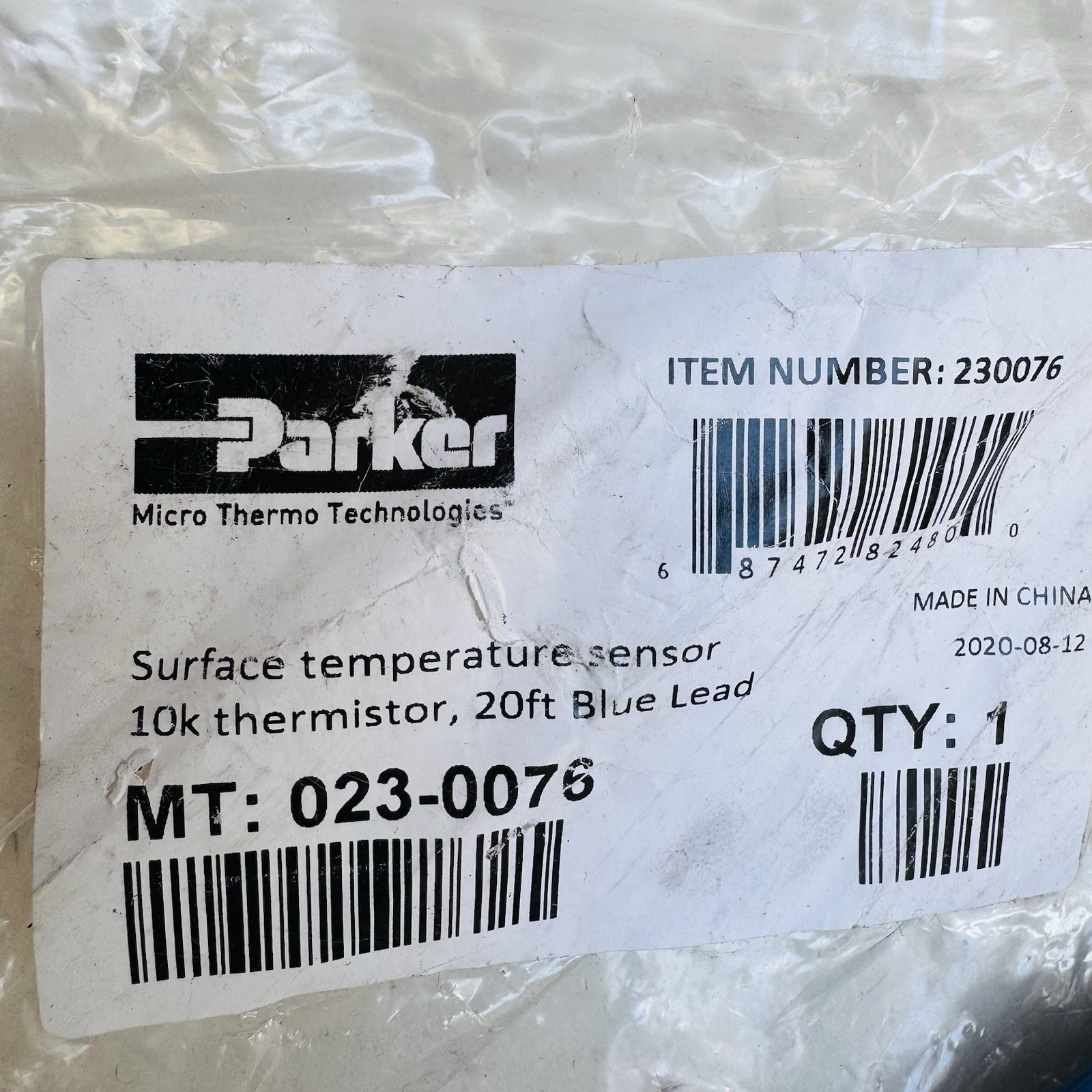 2 Pack - Parker 023-0073 Air Temperature Sensor