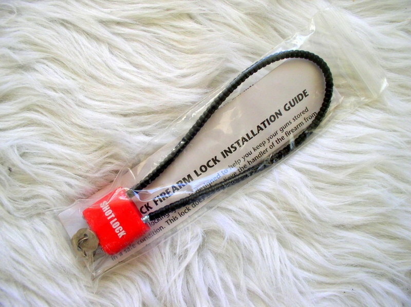Shot Lock Firearm Lock Model #10000-PTR-4 2 Keys and Instructions